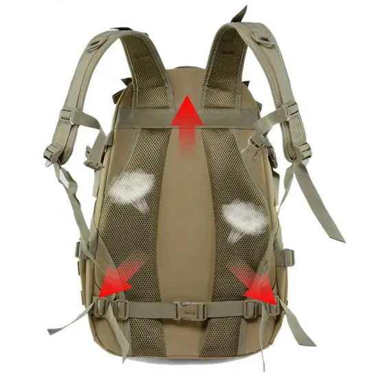 40L Camping Rucksack männer Tasche Reisetaschen Taktische Molle Klettern Rucksack Wandern Outdoor Reflektierende Schulter Angeln Tasche 4
