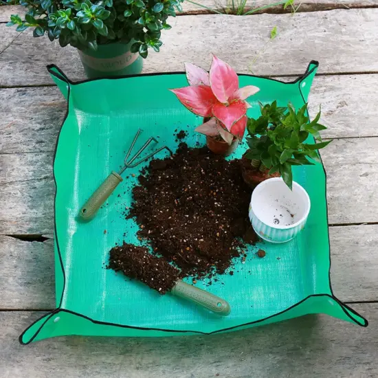 Haushalt Balkon Blumentopf Pflanze Boden Ersatz Betriebs Pad Liefert Anti Schmutz und Wasserdicht Fleischige Garten Matte Werkzeug 3