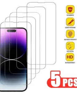 Gehärtetes Glas für iPhone 14 Pro 15 16 13 12 11 Pro Max Displays chutz folie für iPhone 15 Pro glas für iPhone 13 14 Pro screen protector