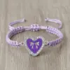 Liebhaber Geflochtenes Armband Mode Handgemachte Seil Armreifen Für Frauen Männer Valentinstag Geschenk Gebet Schmuck Anhänger Yoga Glück Liebe 2