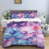 Disney Stitch Bett bezug Sets Kissen bezug Bettwäsche Set Kinder Kinder Prinzessin Geschenk Mädchen Single Queen King Size Bettwäsche 4