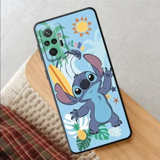 Disney Stitch Handyhülle für Xiaomi Redmi 9 A i C T 10 2022 10C 10A 12 12C 13 13C 4G 5G K40 Pro A1 A2 Plus A3 x Hülle 2