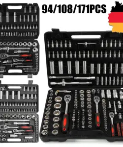 Ratsche Steckschlüssel Set Auto Reparatur Werkzeug Ratsche Drehmomentschlüssel Combo Kit 1/4 3/8 1/2 Ratschenschlüssel Schraubendreher Bits Hand Werkzeug