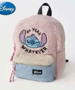 Disney Cartoon neue Stich Plüsch Kinder rucksack Mini Schult asche süße Umhängetasche für Jungen und Mädchen modischen Rucksack