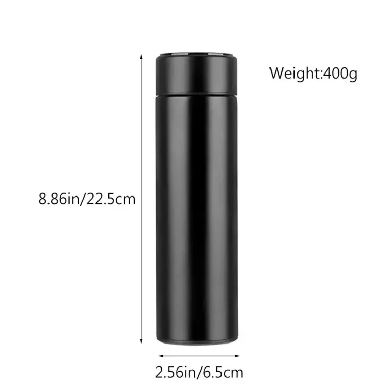 500ml Thermos flasche Smart Cup Digital mit Temperatur anzeige Edelstahl vakuum isolierte intelligente Kaffeetasse 5