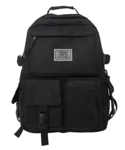 Rucksack große Kapazität Licht einfache Reisetasche Leinwand Rucksack Schüler Schult asche Nylon Student Reiß verschluss Rucksack