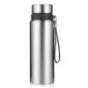 1 l Thermo-Wasserflasche, hält kalte und heiße Wasserflasche, Thermoskanne für Wasser, Tee, Kaffee, Isolierflaschen, Edelstahl-Thermosflasche