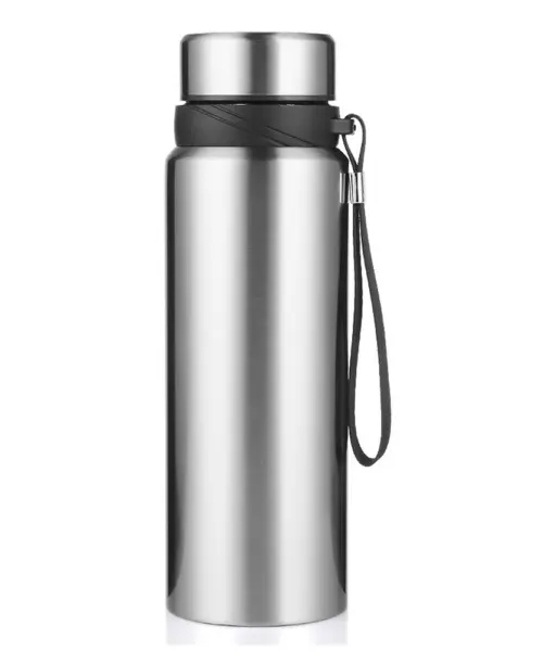 1 l Thermo-Wasserflasche, hält kalte und heiße Wasserflasche, Thermoskanne für Wasser, Tee, Kaffee, Isolierflaschen, Edelstahl-Thermosflasche