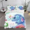 Stich Bettwäsche Set 3-teiliges Set 1 Bett bezug 100% Polyester Bett bezüge Twin niedlichen bedruckten Cartoon Anime Wohnkultur 3