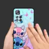 Disney Stich Engel Liebe Für Xiaomi Redmi Hinweis 12 12S Turbo 11 11T 11S 10 10S 9 8 8T 7 Pro Plus 5G Schwarz Telefon Fall Abdeckung 3