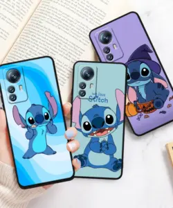 Disney Stitch niedlich schwarz Softcover Handy hülle für Xiaomi Mi 13 12t 12 11t 11i 11 a3 10t 10 cc9e 9 pro lite ultra 5g