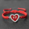 Liebhaber Geflochtenes Armband Mode Handgemachte Seil Armreifen Für Frauen Männer Valentinstag Geschenk Gebet Schmuck Anhänger Yoga Glück Liebe 1