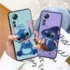 Disney Stitch niedlich schwarz Softcover Handy hülle für Xiaomi Mi 13 12t 12 11t 11i 11 a3 10t 10 cc9e 9 pro lite ultra 5g 2