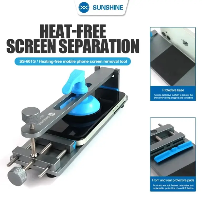 Sonnenschein SS-601G LCD-Bildschirm Separator Handy frei Heizschirm schnelle Entfernung Klemm vorrichtung Reparatur werkzeuge 2