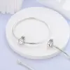 Silber Überzogene Armband Parfüm Flasche Original Schlange Kette Fit Charms Perlen DIY Edlen Schmuck Geschenk Pulseras Für Frauen Armbänder 5