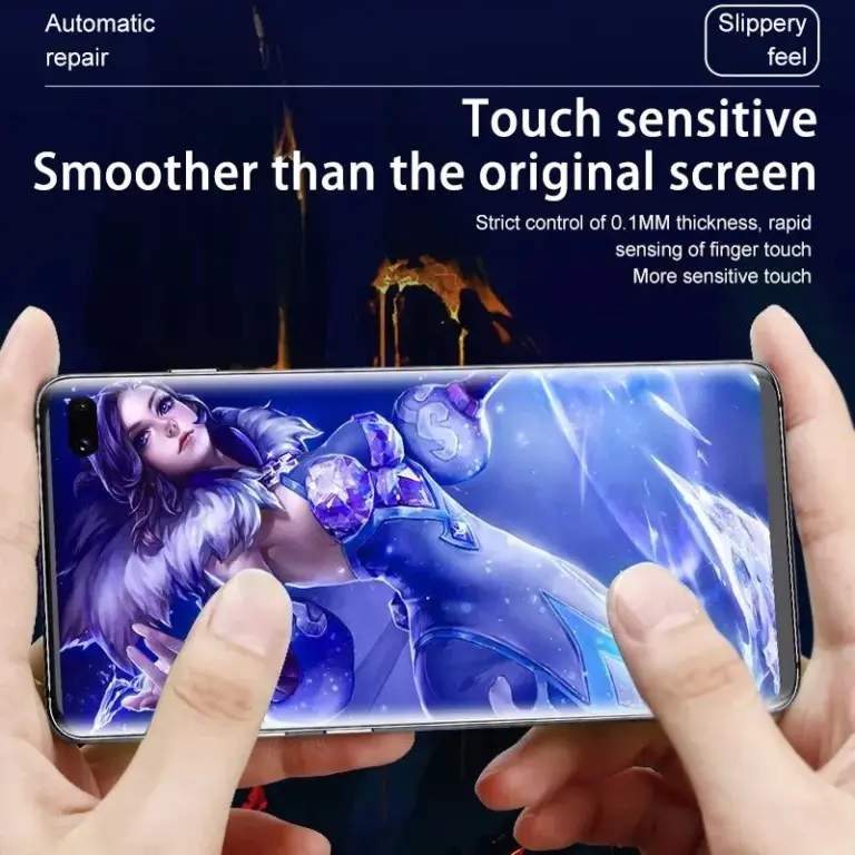 4 Stück Hydro gel Film Displays chutz folie für Samsung Galaxy S10 S20 S21 S22 plus S23 Ultra Fe Displays chutz folie für Note 20 8 9 10 6