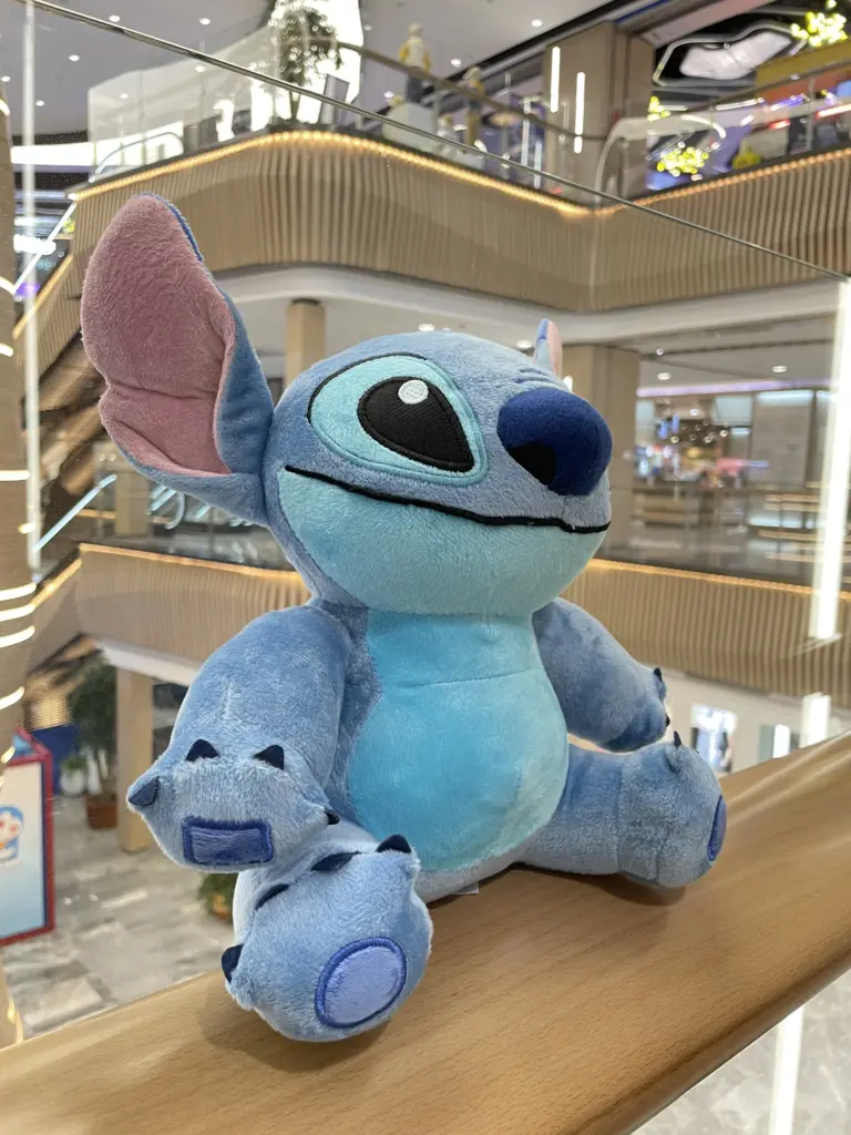 Disney Cartoon blau niedlichen Stich 30cm Plüsch puppen Anime Spielzeug Lilo und Stich Stich Plüsch Stofftiere Weihnachts geschenke für Kinder 2