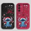 Hülle für Samsung Galaxy A54 A52 A14 A53 A12 A13 A50 A23 A71 A34 A51 A33 A21s A32 A15 A05s Handyhülle Cartoon Stitch Weihnachten 5