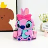 Disney Umhängetasche Stich Engel Geldbörse Jungen Mädchen Kinder Mini Aufbewahrung tasche Cartoon Puppen Umhängetaschen Geschenke Reise Handtasche 5