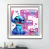 Disney DIY Cartoon Diamant Malerei Brief Lilo und Stich Voll bohrer Diamant Mosaik Herz Handwerk Stickerei Weihnachts geschenk 3