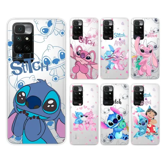 Stich Lilo Engel Für Xiaomi Redmi 12C 11 A1 Plus 10 10X 9T 9C 9C 8 7 6 4G 5G Silikon Weiche Transparente Telefon Fall Coque Capa