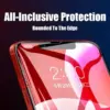 NNBILI 1-4 Stücke Volle Abdeckung Zurück Hydrogel Film Für iPhone 7 8 6 Plus XR XS MAX Displayschutzfolien Für iPhone 12 13 Pro Max Nicht Glas 5