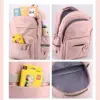 Fengdong Kinder Schultasche niedlichen Schulrucksack für Mädchen Kinder Kawaii Büchertasche Grundschüler Geschenk große Kapazität Rucksack 2