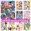 Disney Cartoon 5d ab Diamant Malerei Mosaik Lilo & Stich gefroren Prinzessin Spielzeug Geschichte Zootopia Stickerei Kreuz stich Wohnkultur