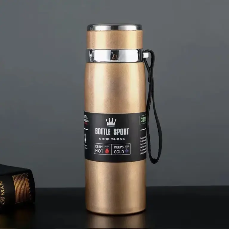 1000ml Thermal wasser flasche Thermoskanne Vakuum flasche Doppel Edelstahl Kaffee Tee isolierte Tasse auslaufs icher für Büro 3