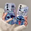 Niedlicher Cartoon-Stich 3d Wellen etui für Samsung A73 A72 A71 A55 A54 A53 A35 A34 A33 A25 A24 A23 A15 A14 A13 A05 A04 A03 4G 5G Abdeckung