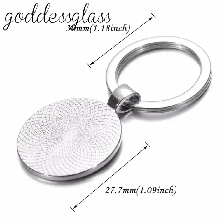 Disney Stitch köstlichen Donut Saft niedlichen Foto Glas Cabochon Schlüssel bund Tasche Auto Schlüssel anhänger Ring halter Charms Schlüssel anhänger Geschenk 2