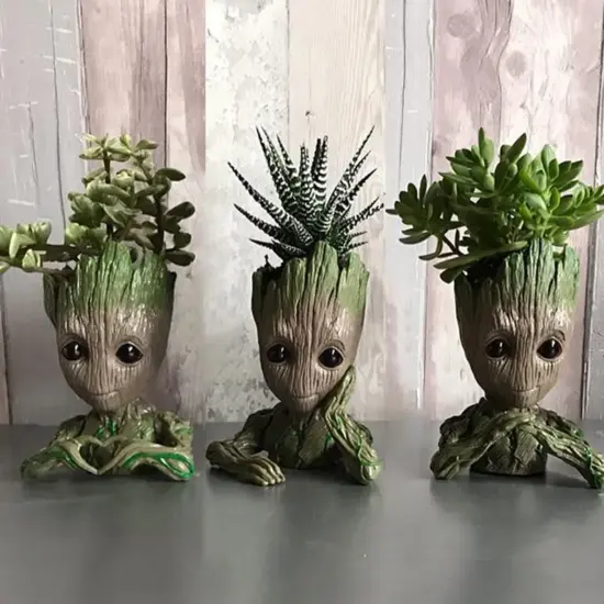 Home Dekoration Groot Pflanzer Blumentöpfe Für Innen Blumen Topf Baum Mann Ornamente Anime Figur Statue Kunst Handwerk Kind Männer Geschenke 2