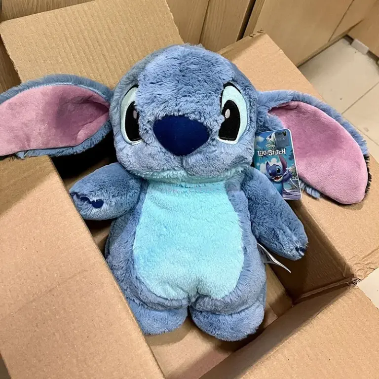 Disney Stitch Anime Winter Extra große Plüsch-Wärmflasche für Damen, Zuhause, Wasserfüllung, Handwärmer, Urlaubsgeschenk für Freundin