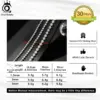 ORSA JEWELS Tennis-Armband aus 925er-Sterlingsilber für Damen, 1,5/2/3 mm, Zirkonia, handgefertigte Kettenarmbänder, Party-Schmuck SB143 2