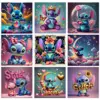 5d blaue Stich neue Serie X-626 Disney bunte Graffiti Kunst Cartoon DIY Hand Diamant Malerei Stickerei Kinder Wohnkultur Geschenke