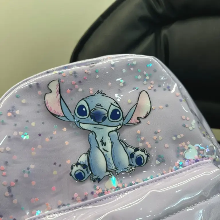 Disney New School Season New Stitch Cartoon niedlichen Pailletten Jungen und Mädchen Schult asche Kindergarten Kinder rucksack 2