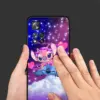 Anime Stitch süße Disney für Xiaomi Redmi Note 12 12s Turbo 11 11t 11s 10 10s 9 8 8t 7 Pro plus 5g schwarze Handy hülle Abdeckung 3