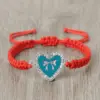 Liebhaber Geflochtenes Armband Mode Handgemachte Seil Armreifen Für Frauen Männer Valentinstag Geschenk Gebet Schmuck Anhänger Yoga Glück Liebe 5