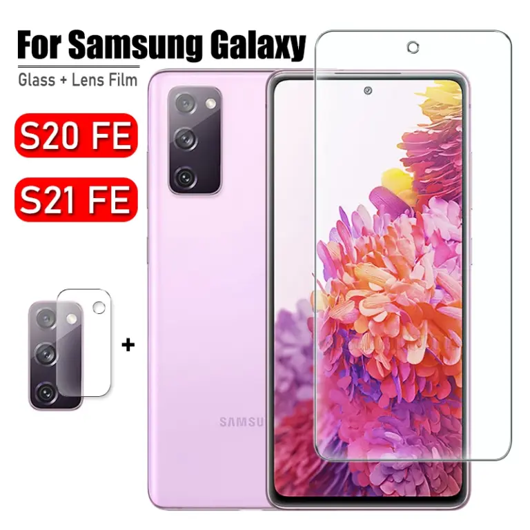 Gehärtetes Glas für Samsung Galaxy S20 Fe 5G Voll kleber Front glas Displays chutz folie für Samsung S21 Fe S20Fe Linsen schutz folie