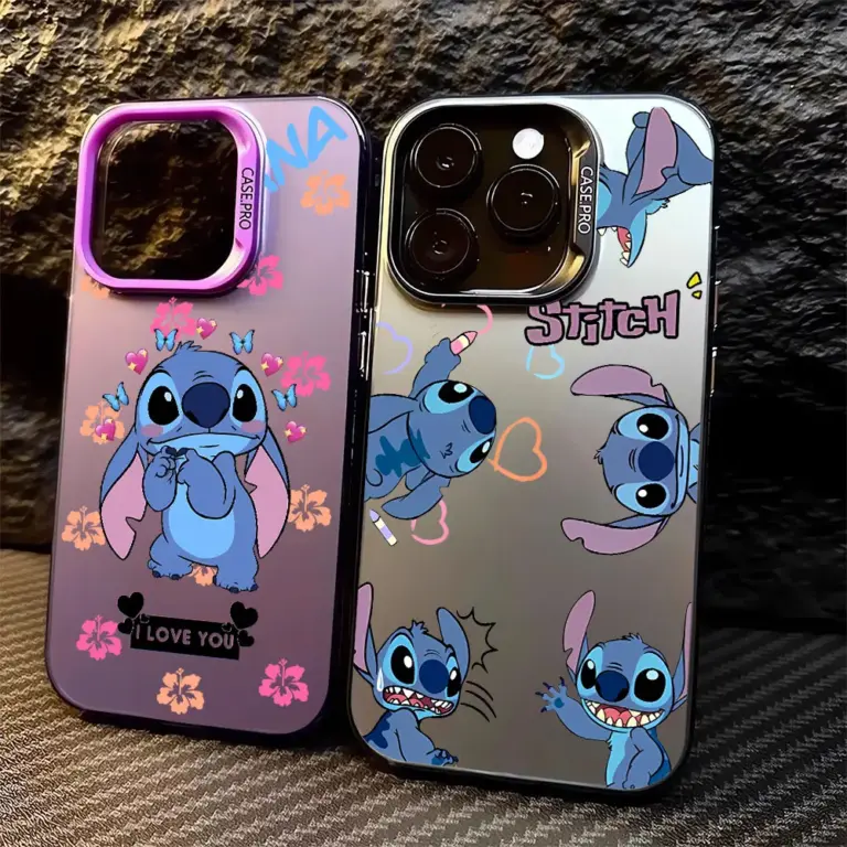 Disney Stitch Handyhülle für iPhone XS Max XR 12 Pro 15 Plus 13 14 Pro 11 Pro Max X 13 Pro Max 13 Pro Luxus Soft Cases Cover