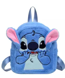 Heißer Disney Plüsch Rucksack Kawaii Cartoon Stich Große Kapazität Student Schul Nette Anime Rosa Kindergarten Tasche Kind Mädchen Geschenke