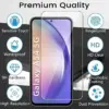 5 Stück Displays chutz folie für Samsung Galaxy A55 A54 A13 A53 A52 A12 A22 A33 A32 A51 A52S A35 A72 A71 A14 S10E S20fe gehärtetes Glas 2