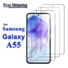 Displays chutz folie für Galaxy A55 Samsung gehärtetes Glas HD Kristall 9h High Aluminium Anti Scratch Case freundlich