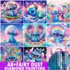 Fee Staub ab Disney Mosaik Stich Diamant Malerei Full Drill Cartoon verwalten Stickerei Lilo & Stitch Kit Wanda uf kleber