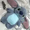 Disney Stitch Anime Winter Extra große Plüsch-Wärmflasche für Damen, Zuhause, Wasserfüllung, Handwärmer, Urlaubsgeschenk für Freundin 4