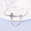 Silber Überzogene Armband Parfüm Flasche Original Schlange Kette Fit Charms Perlen DIY Edlen Schmuck Geschenk Pulseras Für Frauen Armbänder 4