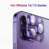 Kameraobjektivschutz für iPhone 11, 15, 14, 12, 13 Pro Max, Titan-Metall-Kameraabdeckung, Bildschirm, Metallglas, für iPhone 14, 15 Pro MAX 2