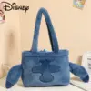 100% echte Disney Cartoon Plüsch Spielzeug Stich Stoff ausgestopfte Puppe Umhängetasche süße & süße Erdbeer bär weiche Mädchen Handtasche 5