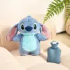 Disney Stitch Anime Winter Extra große Plüsch-Wärmflasche für Damen, Zuhause, Wasserfüllung, Handwärmer, Urlaubsgeschenk für Freundin 2