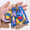 Disney Lilo & Stich Spielzeug Schlüssel bund Anime Stich Anhänger Schlüssel bund süße rosa Engel Schlüssel anhänger Frauen Auto Schlüssel ring Mädchen Geburtstags geschenk